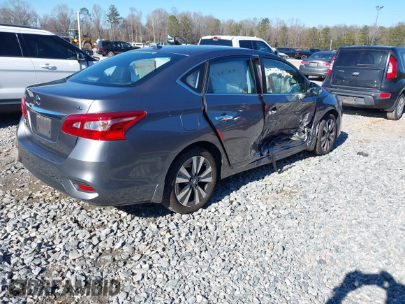 2018 Nissan Sentra SV with VIN 3N1AB7AP5JY253554, listed as a IAAI auction lot 41256748 with 65,994 mi miles. Bid and sale history available at carsss.com. Image 4.