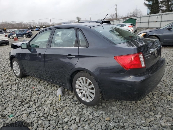 2011 Subaru Impreza Sedan 2.5i Premium with VIN JF1GE6B68BH512782, listed as a Copart auction lot 46138085 with 191,526 mi miles and Salvage Title. Bid and sale history available at carsss.com. Image 2.