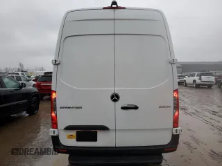 2023 Mercedes-Benz Sprinter Cargo with VIN W1Y4NCHY8PT121099, listed as a Copart auction lot 80552444 with 50,805 mi miles and Non Repairable. Bid and sale history available at carsss.com. Image 6.