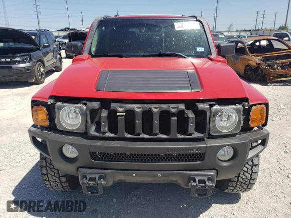 2007 Hummer H3 SUV with VIN 5GTDN13E478133672, listed as a Copart auction lot 50881434 with 137,674 mi miles and Clean Title. Bid and sale history available at carsss.com. Image 5.