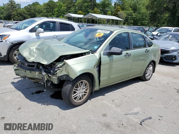 2008 Ford Focus SE with VIN 1FAHP35N18W287738, listed as a Copart auction lot 57053904 with 156,314 mi miles and Salvage Title. Bid and sale history available at carsss.com. Image 1.