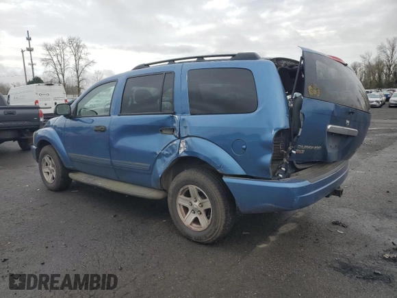 2005 Dodge Durango SLT z VIN 1D4HD48D25F532329, wystawiony jako Copart lot #44386305 z przebiegiem 149 100 mil mil oraz Szkoda całkowita • Salvage title. Historia ofert i sprzedaży dostępna na DreamBid. Obrazek 2.