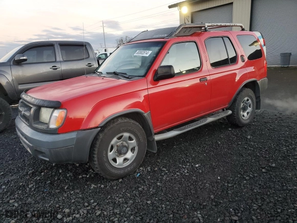 2000 Nissan Xterra XE with VIN 5N1ED28Y4YC549707, listed as a Copart auction lot 80883514 with 187,993 mi miles and Salvage Title. Bid and sale history available at carsss.com. Image 1.