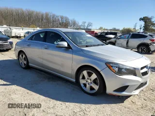 2015 Mercedes-Benz CLA 250 with VIN WDDSJ4GB8FN243447, listed as a Copart auction lot 45733904 with 124,235 mi miles and . Bid and sale history available at DreamBid. Image 4.