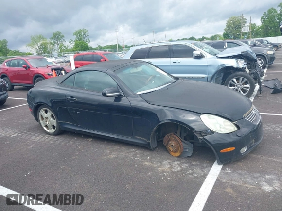 2004 Lexus SC with VIN JTHFN48Y940059470, listed as a IAAI auction lot 42139871 with 184,558 mi miles. Bid and sale history available at carsss.com. Image 13.