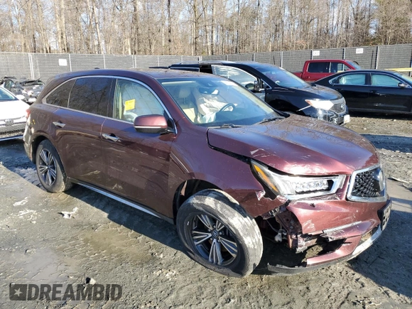 2017 Acura MDX with VIN 5FRYD4H38HB043946, listed as a Copart auction lot 44726245 with 135,660 mi miles and Salvage Title. Bid and sale history available at carsss.com. Image 4.