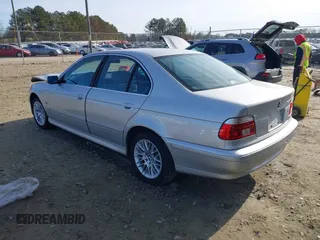2002 BMW 5 Series 530iA with VIN WBADT63432CH85321, listed as a IAAI auction lot 41340351 with 1 mi miles. Bid and sale history available at carsss.com. Image 3.