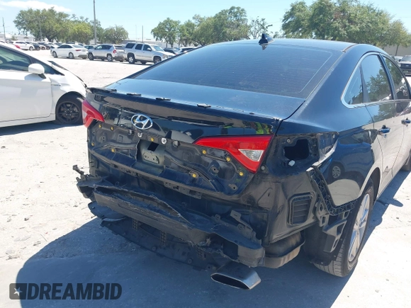2016 Hyundai Sonata 2.4L with VIN 5NPE24AF7GH313389, listed as a IAAI auction lot 42049855 with 157,366 mi miles and . Bid and sale history available at carsss.com. Image 6.