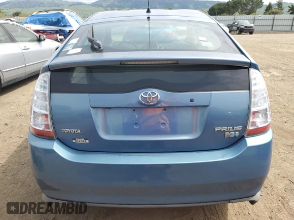 2006 Toyota Prius with VIN JTDKB20U267519441, listed as a Copart auction lot 52161175 with 200,267 mi miles and Salvage Title. Bid and sale history available at DreamBid. Image 6.