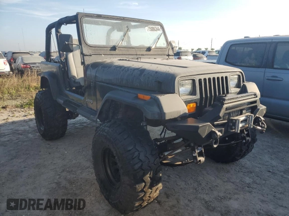 1995 Jeep Wrangler with VIN 1J4FY29S0SP275214, listed as a Copart auction lot 75086344 with 158,912 mi miles and Salvage Title. Bid and sale history available at carsss.com. Image 4.