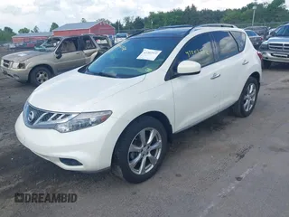 2014 Nissan Murano SV with VIN JN8AZ1MU6EW403471, listed as a IAAI auction lot 42202572 with 157,225 mi miles and . Bid and sale history available at carsss.com. Image 2.