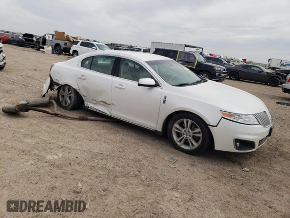 2011 Lincoln MKS with VIN 1LNHL9DR7BG605341, listed as a Copart auction lot 53712495 with 74,732 mi miles and Salvage Title. Bid and sale history available at DreamBid. Image 4.