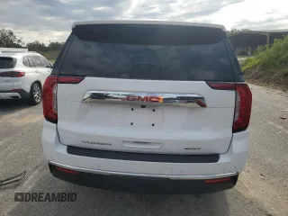 2023 GMC Yukon SLT with VIN 1GKS2BKD3PR278528, listed as a Copart auction lot 74959104 with 19,951 mi miles and Salvage Title. Bid and sale history available at carsss.com. Image 6.
