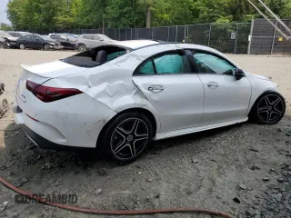 2024 Mercedes-Benz CLA 250 with VIN W1K5J4HBXRN454116, listed as a Copart auction lot 59536385 with Not provided miles and Salvage title. Bid and sale history available at DreamBid. Image 3.