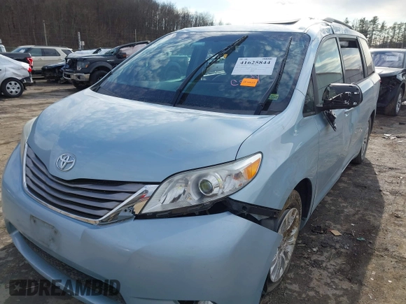 2017 Toyota Sienna XLE Auto Access Seat with VIN 5TDYZ3DC9HS815837, listed as a IAAI auction lot 41625844 with 102,956 mi miles and . Bid and sale history available at DreamBid. Image 12.