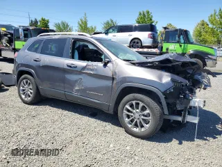 2020 Jeep Cherokee Latitude Plus z VIN 1C4PJLLBXLD519788, wystawiony jako Copart lot #58859745 z przebiegiem 52 131 mil mil oraz Szkoda całkowita • Salvage title. Historia ofert i sprzedaży dostępna na DreamBid. Obrazek 4.