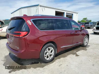 2021 Chrysler Pacifica Limited with VIN 2C4RC3GG2MR590636, listed as a Copart auction lot 56072515 with 87,040 mi miles and Clean title. Bid and sale history available at DreamBid. Image 3.