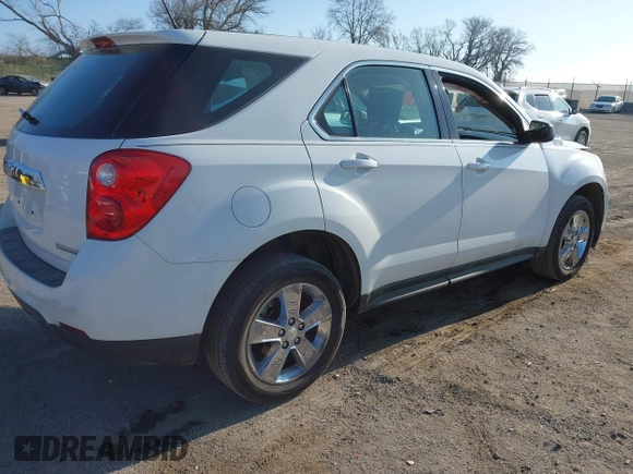 2014 Chevrolet Equinox LS with VIN 2GNALAEK6E6126607, listed as a IAAI auction lot 41992076 with 123,152 mi miles. Bid and sale history available at carsss.com. Image 4.