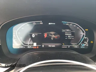 2020 BMW 5 Series 530e with VIN WBAJA9C07LCD65408, listed as a Copart auction lot 55806404 with 17,480 mi miles and Salvage Title. Bid and sale history available at DreamBid. Image 9.