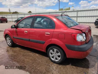 2008 Kia Rio LX with VIN KNADE123986373737, listed as a Copart auction lot 53919515 with 148,743 mi miles and Salvage Title. Bid and sale history available at DreamBid. Image 2.