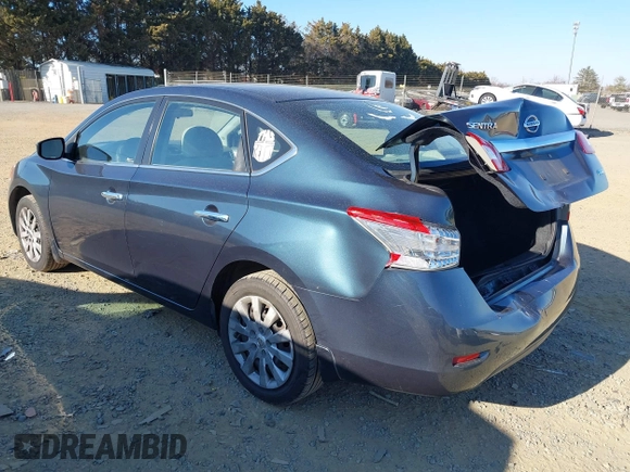 2014 Nissan Sentra S with VIN 3N1AB7AP1EY319362, listed as a IAAI auction lot 41717144 with 217,359 mi miles and . Bid and sale history available at DreamBid. Image 3.