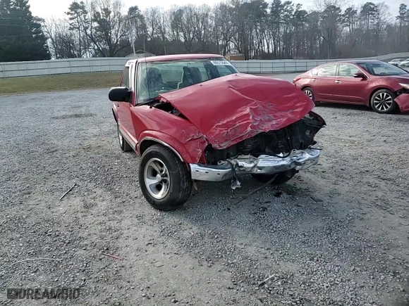 2000 Chevrolet S-10 LS with VIN 1GCCS14W3YK275759, listed as a Copart auction lot 86515544 with 0 mi miles and Salvage Title. Bid and sale history available at carsss.com. Image 10.