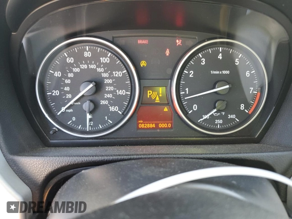 2011 BMW 3 Series 335i xDrive with VIN WBAKF9C5XBE671892, listed as a Copart auction lot 52422964 with 82,884 mi miles and Salvage Title. Bid and sale history available at carsss.com. Image 9.