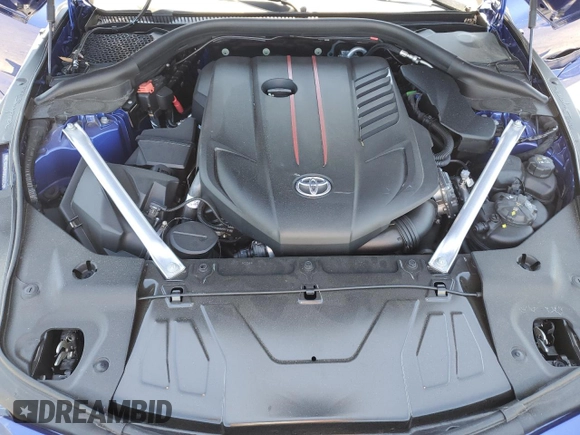 2024 Toyota Supra 3.0 with VIN WZ1DB0G05RW066072, listed as a Copart auction lot 54894725 with 11,892 mi miles and Salvage title. Bid and sale history available at DreamBid. Image 11.
