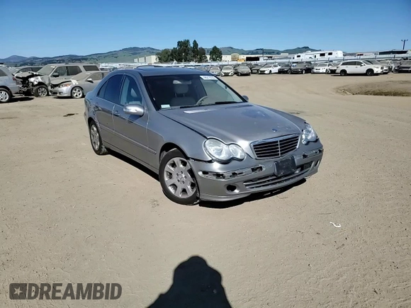 2005 Mercedes-Benz C 320 with VIN WDBRF64J15F602520, listed as a Copart auction lot 48212235 with 136,330 mi miles and Salvage Title. Bid and sale history available at DreamBid. Image 10.