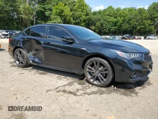 2020 Acura TLX w/A-Spec Pkg with VIN 19UUB3F68LA003298, listed as a Copart auction lot 66544714 with 47,326 mi miles and Salvage Title. Bid and sale history available at carsss.com. Image 4.