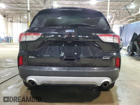 2020 Ford Escape SEL with VIN 1FMCU9H68LUC77289, listed as a Copart auction lot 53129255 with 48,740 mi miles and Salvage title. Bid and sale history available at DreamBid. Image 6.
