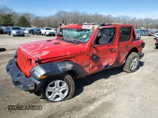 2023 Jeep Wrangler Sport S with VIN 1C4HJXDG8PW507350, listed as a Copart auction lot 46023965 with 15,236 mi miles and Salvage Title. Bid and sale history available at DreamBid. Image 1.