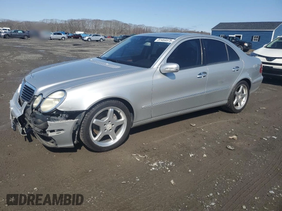 2003 Mercedes-Benz E-Class 5.0L with VIN WDBUF70J53A246086, listed as a Copart auction lot 51453375 with 178,759 mi miles and Clean Title. Bid and sale history available at carsss.com. Image 1.