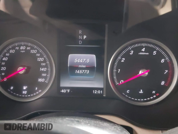 2018 Mercedes-Benz GLC with VIN WDC0J4KB5JF478457, listed as a IAAI auction lot 41584615 with 145,773 mi miles. Bid and sale history available at carsss.com. Image 7.