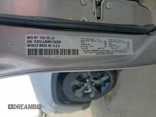 2021 Jeep Cherokee Altitude z VIN 1C4PJLLB5MD180309, wystawiony jako Copart lot #50703665 z przebiegiem 37 669 mil mil oraz Czysty tytuł • Clean title. Historia ofert i sprzedaży dostępna na DreamBid. Obrazek 14.