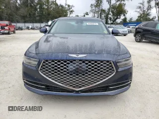 2021 Genesis G90 3.3T Premium with VIN KMTF34PA7MU085409, listed as a Copart auction lot 44455215 with 83,073 mi miles and Salvage Title. Bid and sale history available at carsss.com. Image 5.