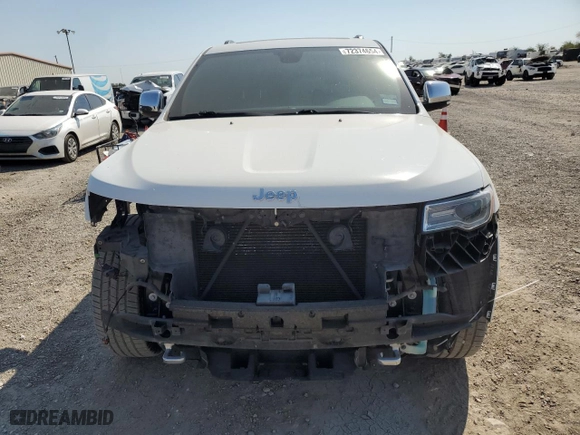 2017 Jeep Grand Cherokee Overland with VIN 1C4RJECGXHC868236, listed as a Copart auction lot 72374654 with 99,528 mi miles and Salvage Title. Bid and sale history available at carsss.com. Image 5.