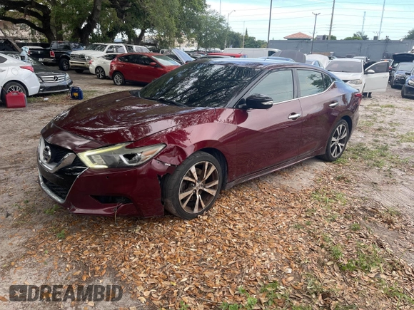 2018 Nissan Maxima SV with VIN 1N4AA6AP6JC378619, listed as a IAAI auction lot 42196813 with 128,121 mi miles and . Bid and sale history available at DreamBid. Image 2.