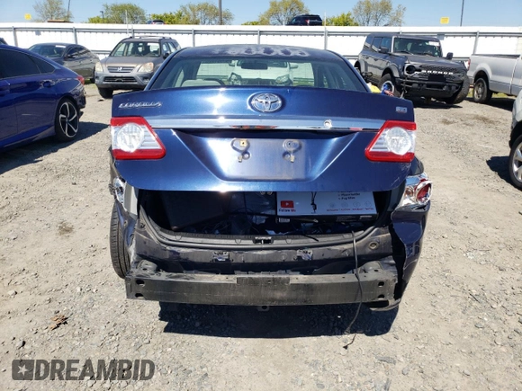 2012 Toyota Corolla L with VIN 2T1BU4EEXCC912489, listed as a Copart auction lot 50381225 with 122,601 mi miles and Salvage Title. Bid and sale history available at carsss.com. Image 6.