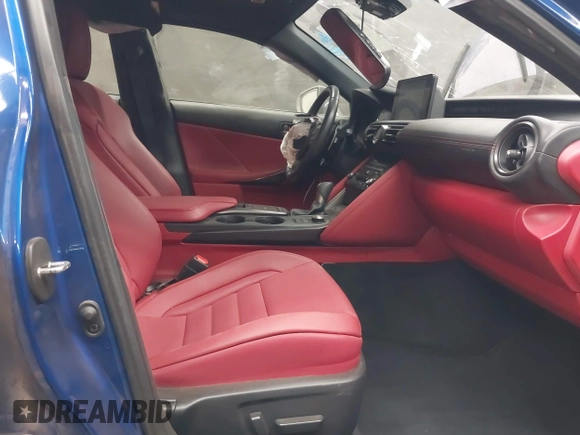 2023 Lexus IS 350 F Sport with VIN JTHGZ1B27P5065495, listed as a IAAI auction lot 42034397 with 24,445 mi miles and . Bid and sale history available at DreamBid. Image 5.