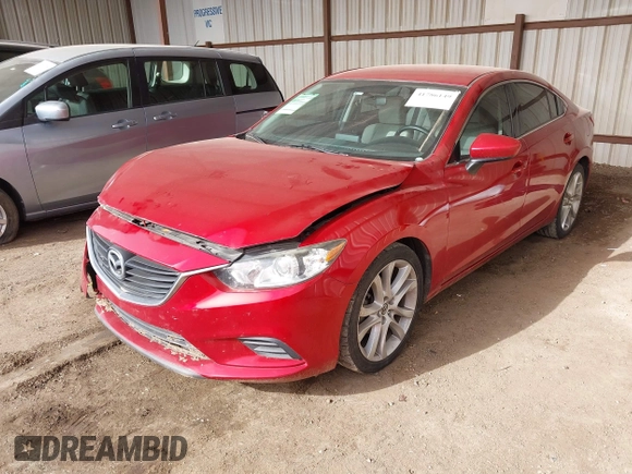 2016 Mazda Mazda6 i Touring with VIN JM1GJ1V58G1425881, listed as a IAAI auction lot 41786149 with 114,638 mi miles. Bid and sale history available at carsss.com. Image 2.