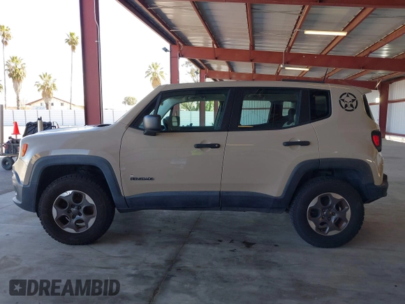 2015 Jeep Renegade Sport with VIN ZACCJBATXFPC19551, listed as a IAAI auction lot 41954192 with 141,192 mi miles and . Bid and sale history available at DreamBid. Image 14.