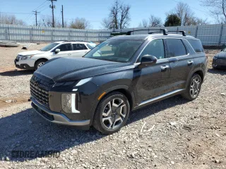 2024 Hyundai Palisade Limited z VIN KM8R5DGE3RU697201, wystawiony jako Copart lot #48404965 z przebiegiem 25 801 mil mil oraz Szkoda całkowita • Salvage title. Historia ofert i sprzedaży dostępna na DreamBid. Obrazek 1.