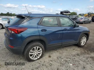 2021 Chevrolet TrailBlazer LS with VIN KL79MMS21MB145590, listed as a Copart auction lot 67846114 with 46,252 mi miles and Salvage Title. Bid and sale history available at DreamBid. Image 3.