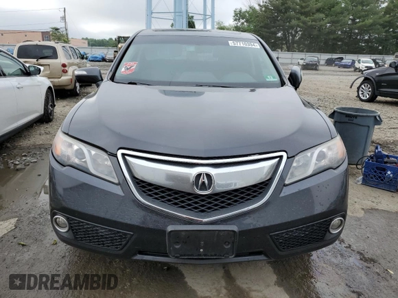 2014 Acura RDX Tech Pkg with VIN 5J8TB3H50EL012388, listed as a Copart auction lot 57710394 with 0 mi miles and Salvage Title. Bid and sale history available at carsss.com. Image 5.