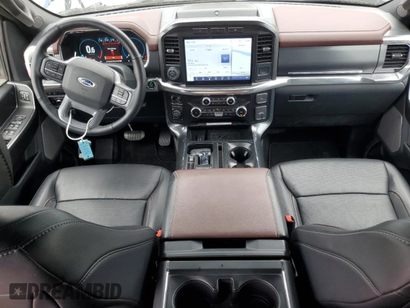 2023 Ford F-150 XL with VIN 1FTFW1E5XPKD84631, listed as a Copart auction lot 51796905 with 54,156 mi miles and Salvage Title. Bid and sale history available at carsss.com. Image 8.