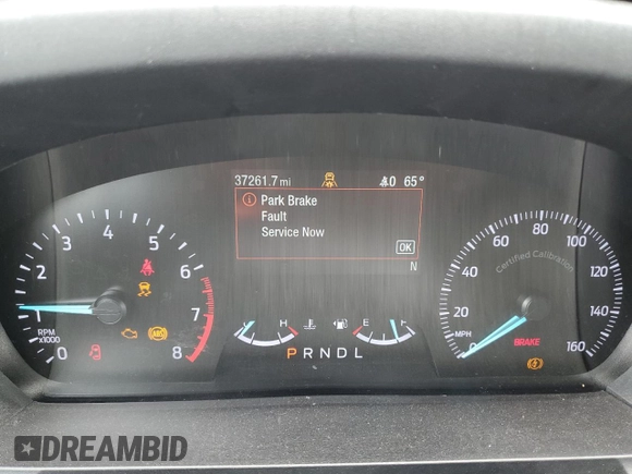 2022 Ford Explorer with VIN 1FM5K8AC6NGC24293, listed as a Copart auction lot 54847945 with 37,261 mi miles and Salvage title. Bid and sale history available at DreamBid. Image 9.