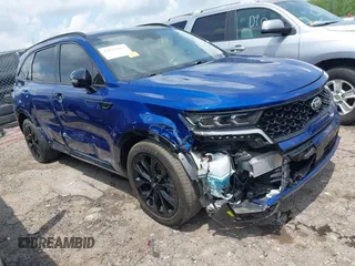 2021 Kia Sorento SX z VIN 5XYRK4LF5MG028384, wystawiony jako IAAI lot #42132667 z przebiegiem 64 649 mil mil oraz . Historia ofert i sprzedaży dostępna na DreamBid. Obrazek 1.