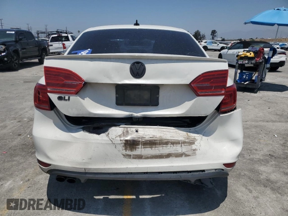 2013 Volkswagen Jetta Autobahn with VIN 3VW4T7AJ4DM288209, listed as a Copart auction lot 61137085 with 240,500 mi miles and Salvage title. Bid and sale history available at DreamBid. Image 6.
