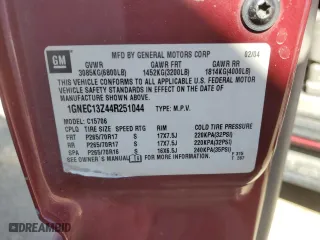2004 Chevrolet Tahoe LT with VIN 1GNEC13Z44R251044, listed as a Copart auction lot 48021795 with 202,105 mi miles and Salvage Title. Bid and sale history available at carsss.com. Image 13.